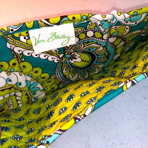 Vera Bradley Tri-Fold Wallet in Peacock - Picture 8 of 9